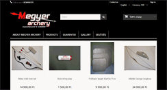 Desktop Screenshot of megyerarchery.com